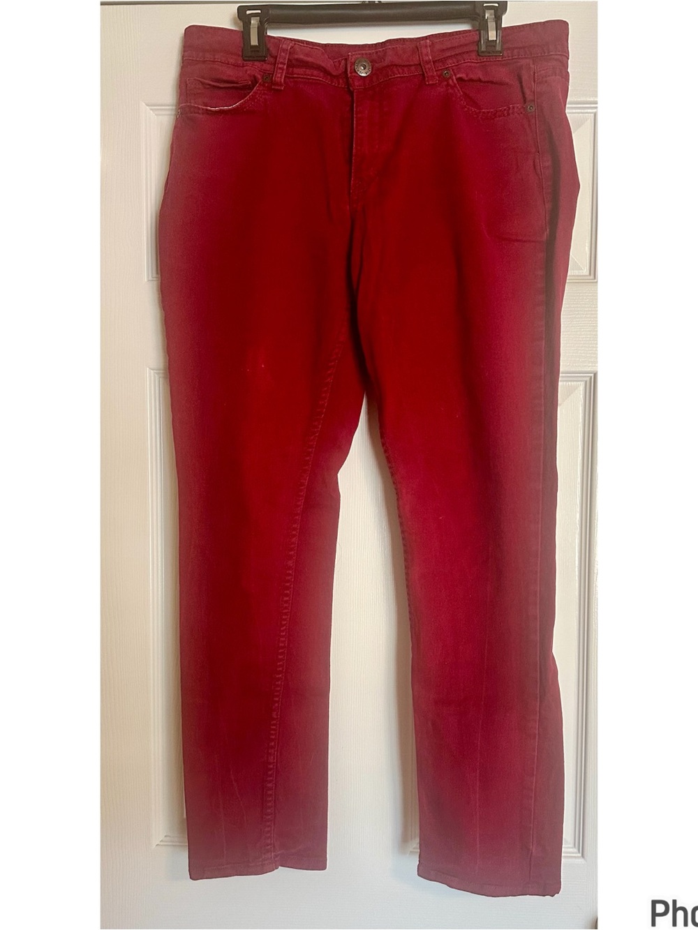 Jordache Women's Red Skinny Jeans